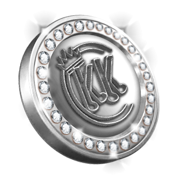 Silver VIP tier icon with star.